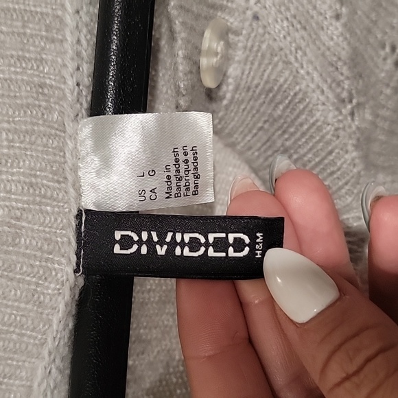 Cropped knit button up - Picture 4 of 5